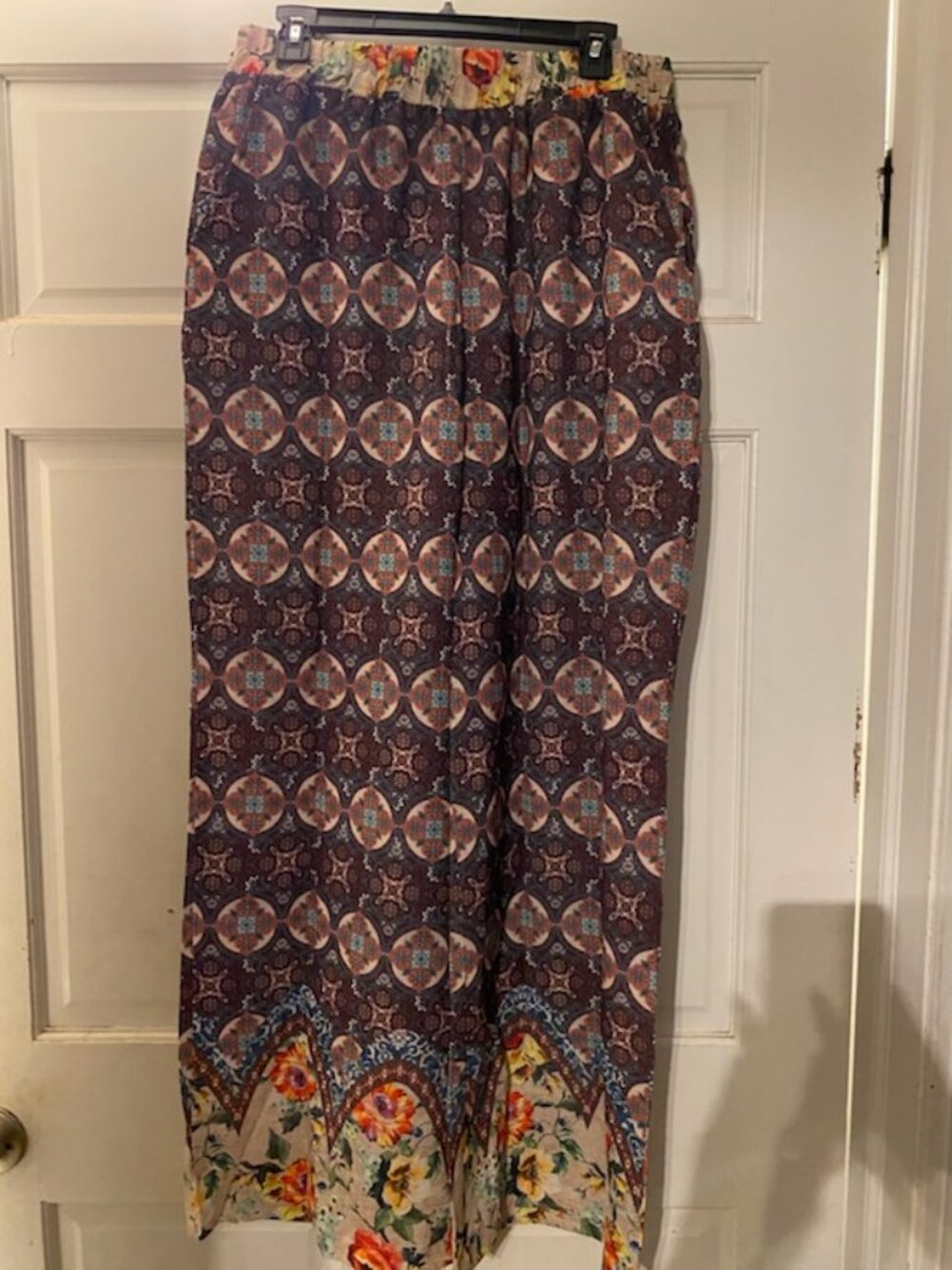 Umgee wide leg pants, size l nwt